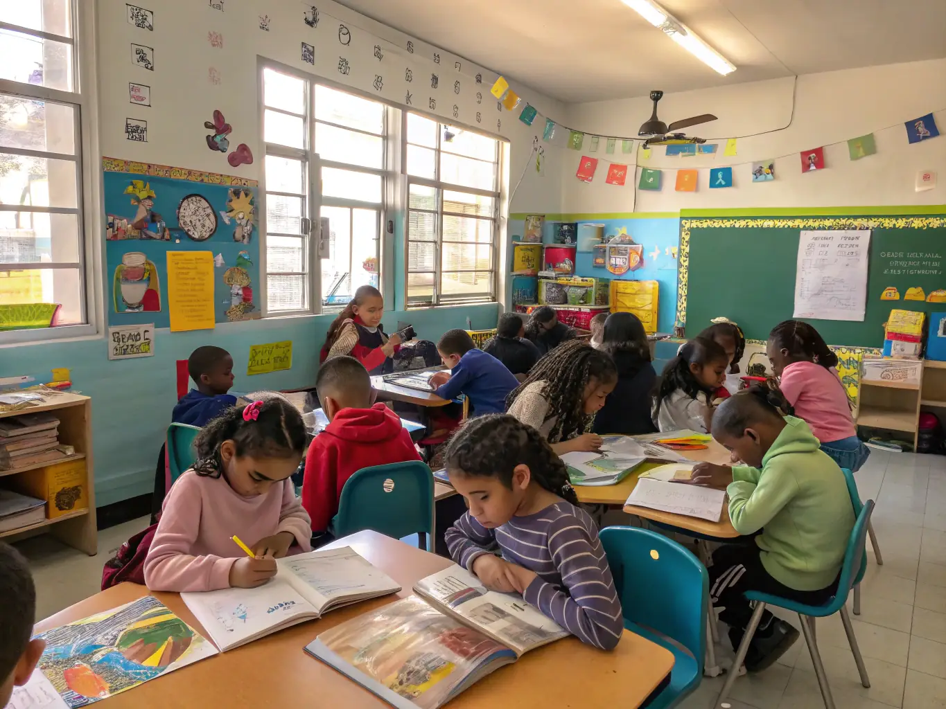 A group of children participating in a cultural exchange activity, showcasing the cultural openness promoted by ABCM.